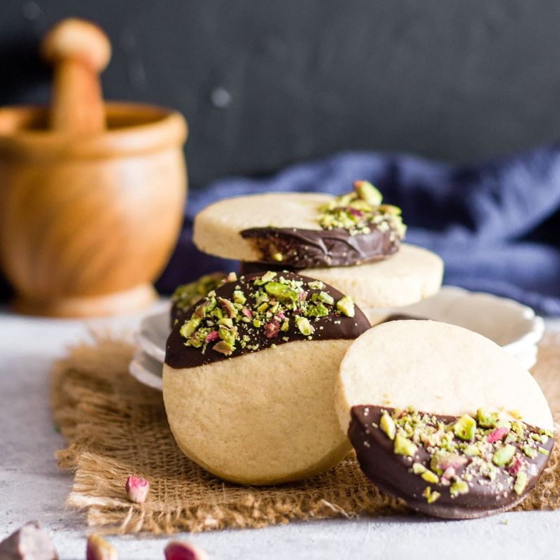 Chocolate-Dipped Sugar Cookies