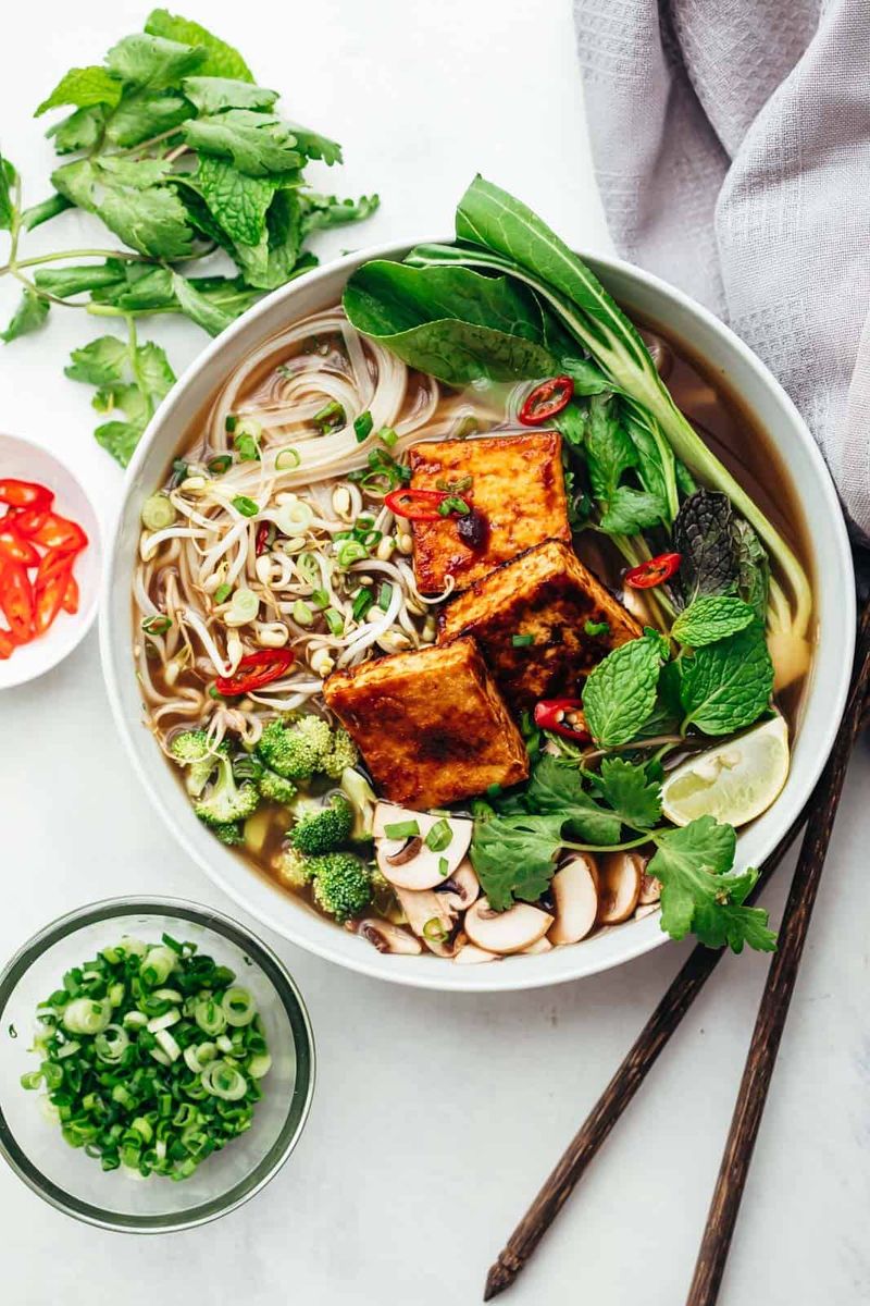 Broth-Based Pho With Extra Vegetables