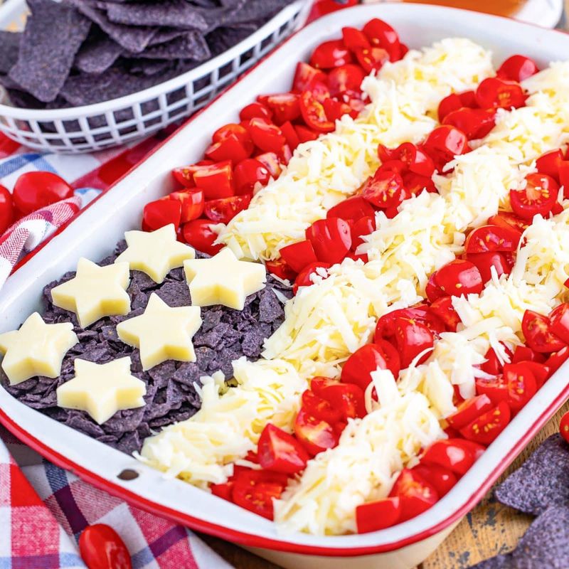 Festive Layered Taco Dip