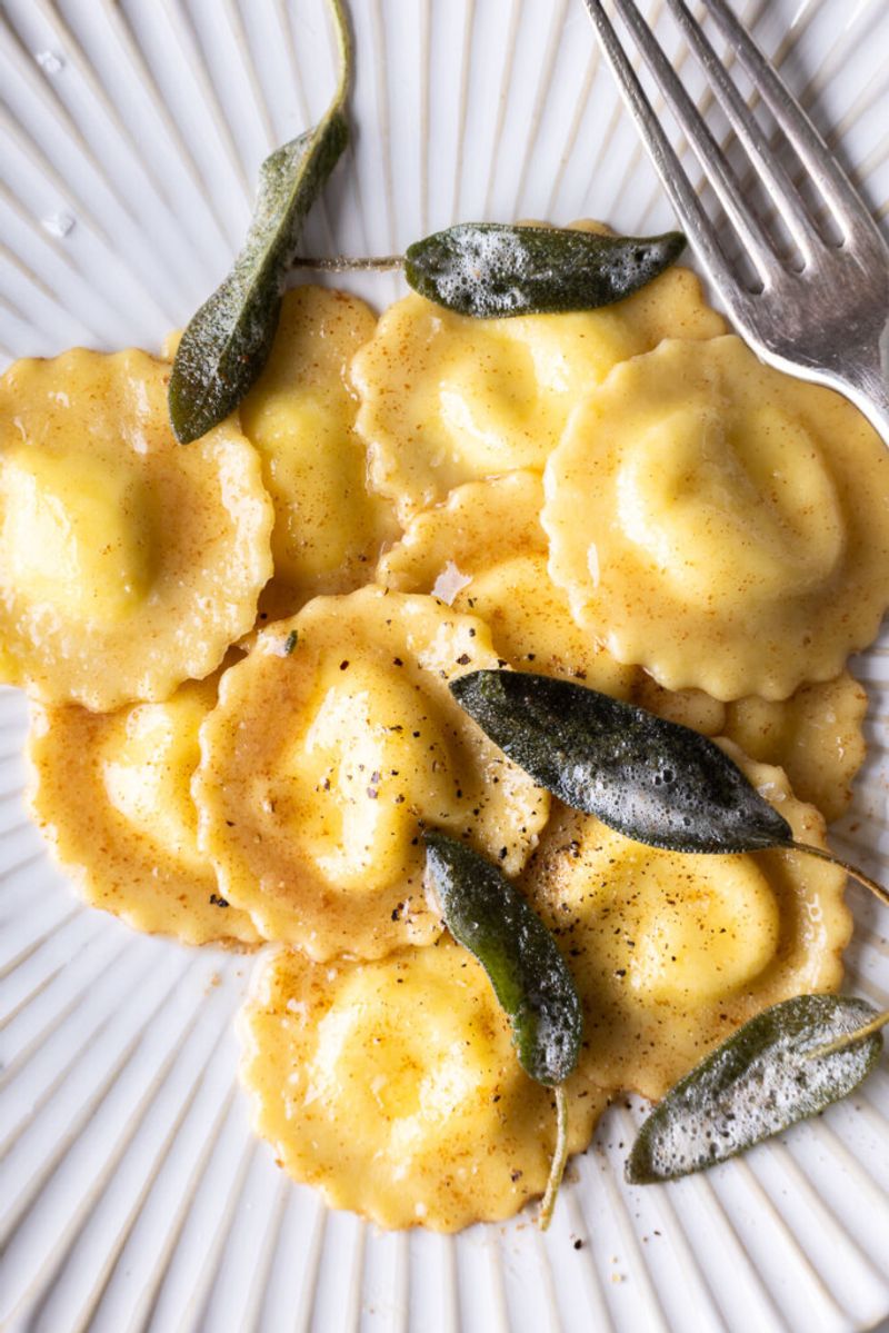 Handmade Ravioli With Fresh Ricotta