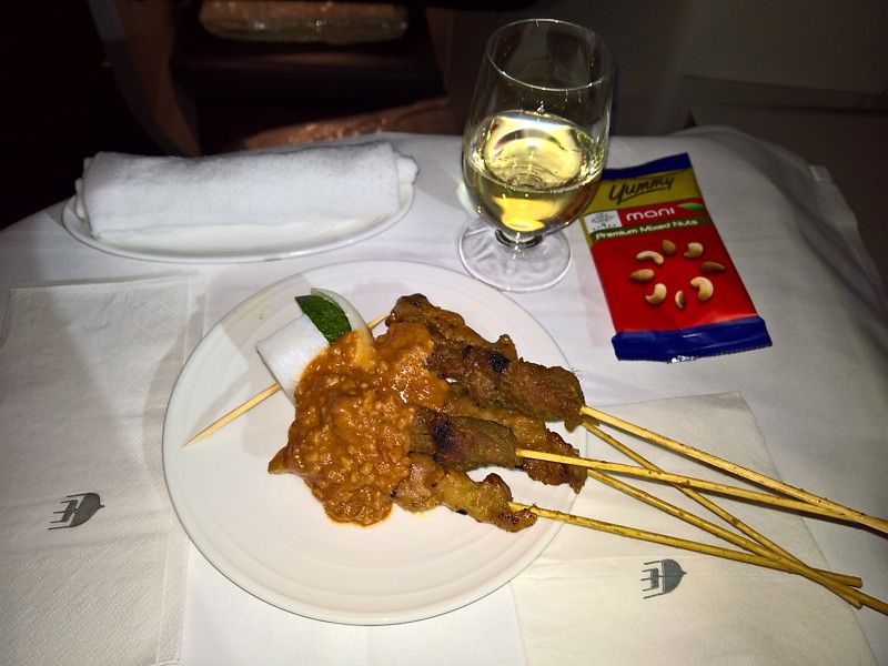 Malaysia Airlines’ Satay Skewers And Rendang
