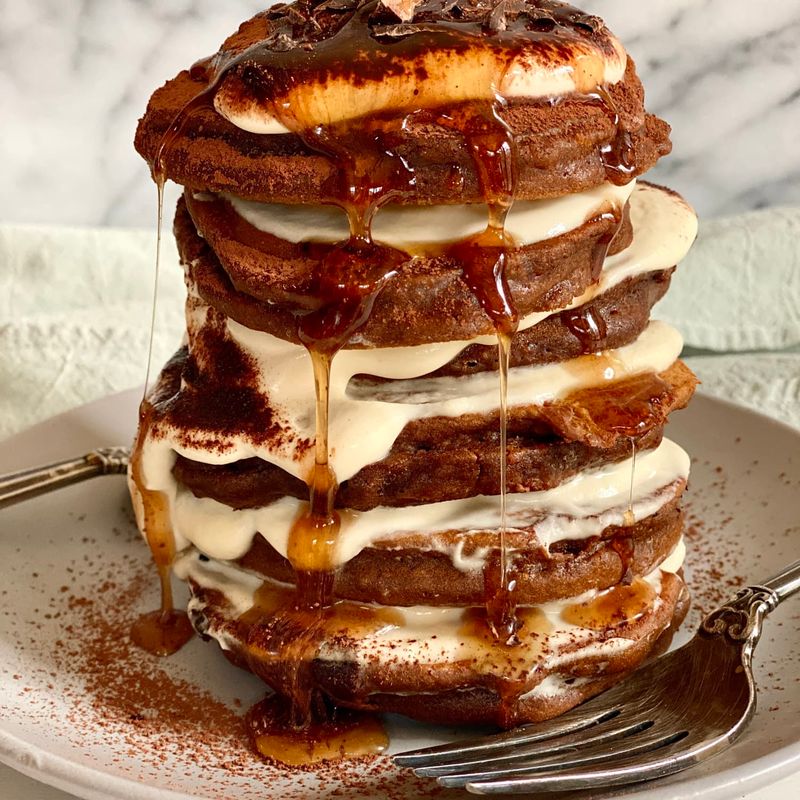 Tiramisu Pancakes
