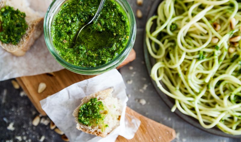 Layer Flavor With Sauces Like Chimichurri Or Pesto