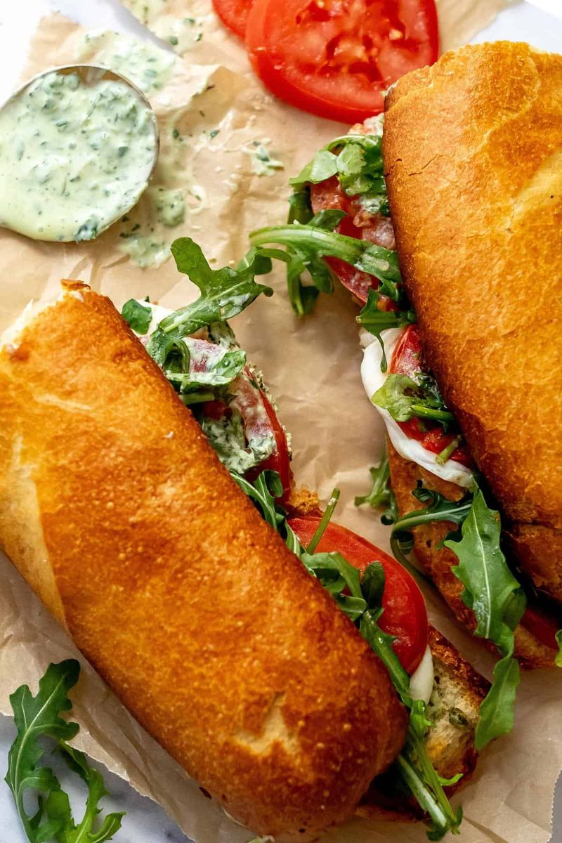 Green Goddess Caprese Melt