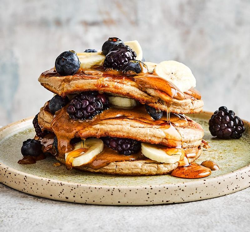 Protein Pancakes With Berries