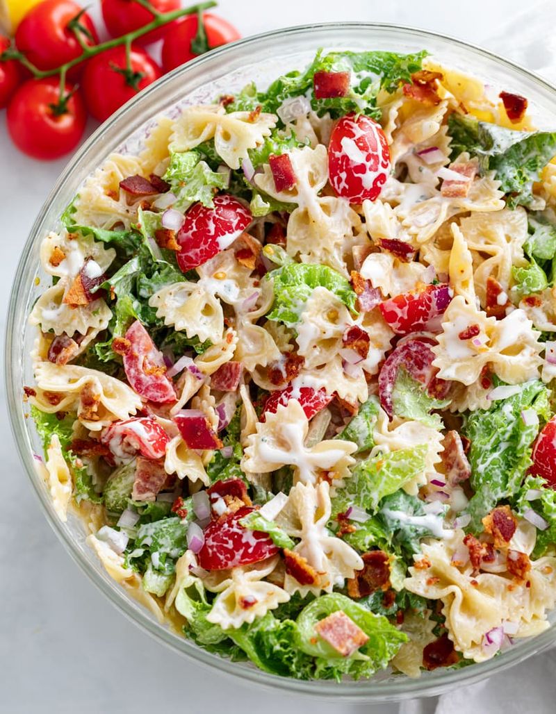 BLT Inspired Pasta Salad