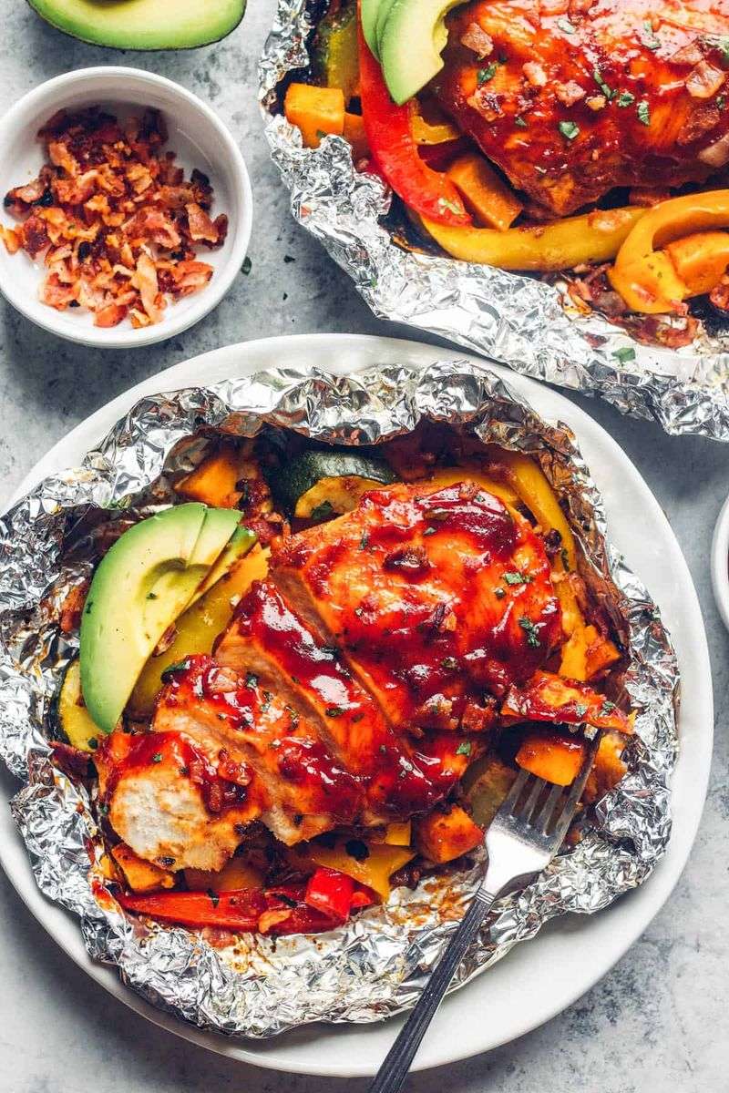 BBQ Chicken Foil Packets