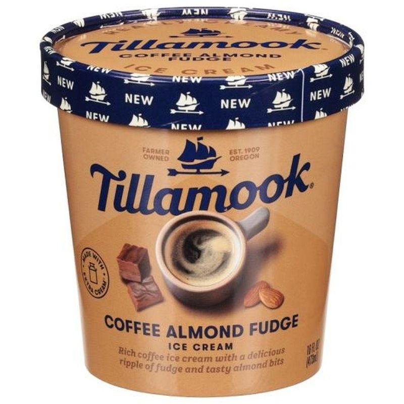 Tillamook Coffee Almond Fudge