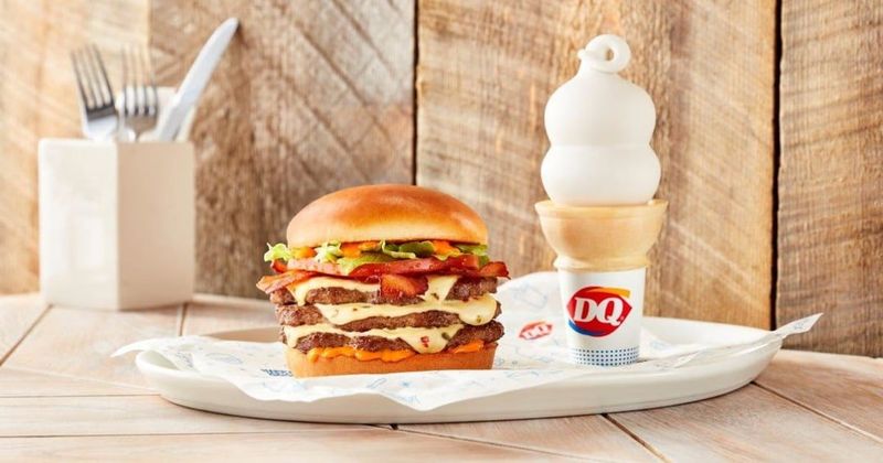 Triple Flamethrower Signature Stackburger (Dairy Queen)