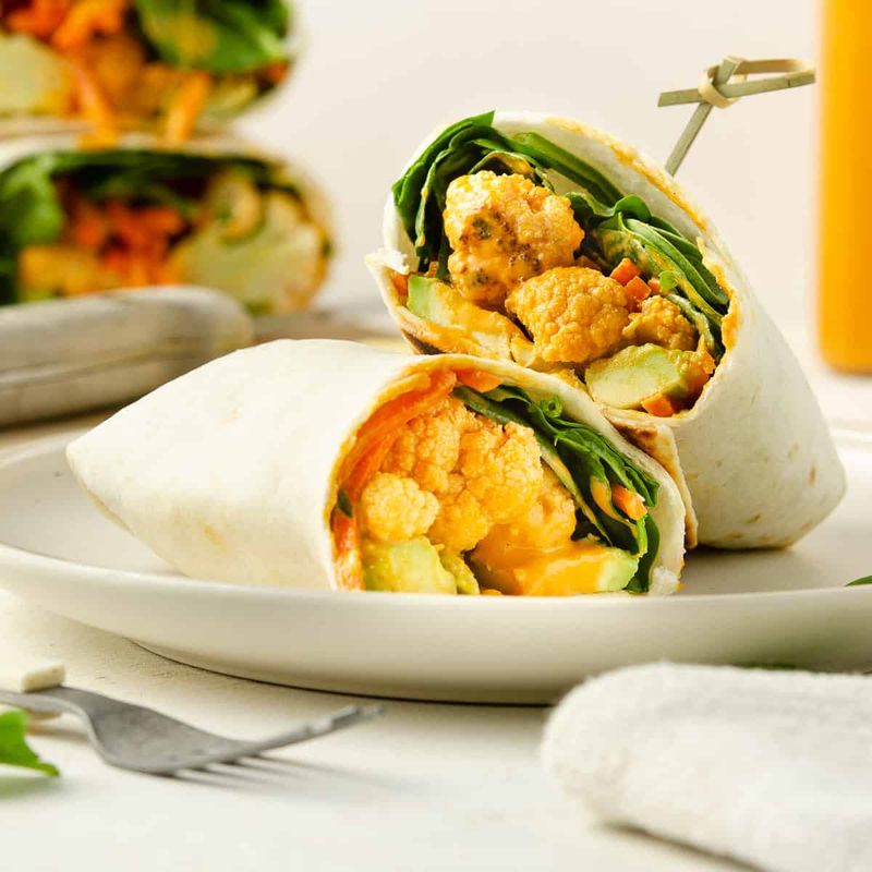 Buffalo Cauliflower Wrap
