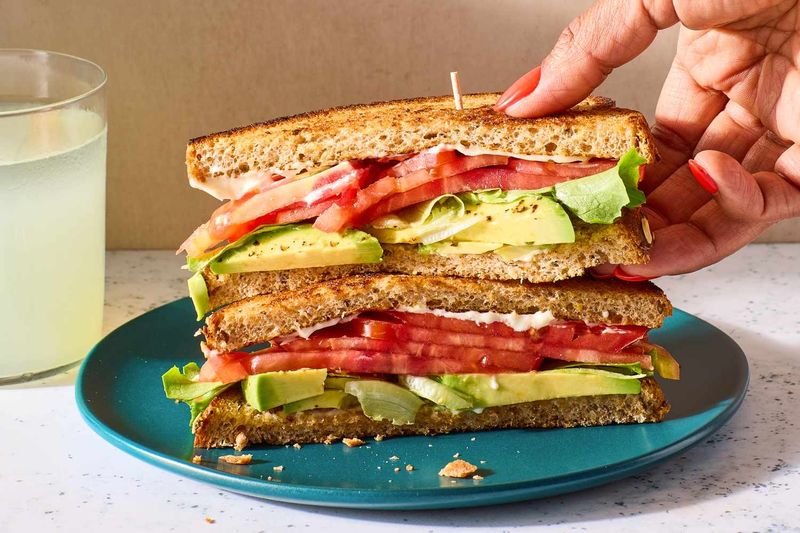 Stack With Avocado Slices