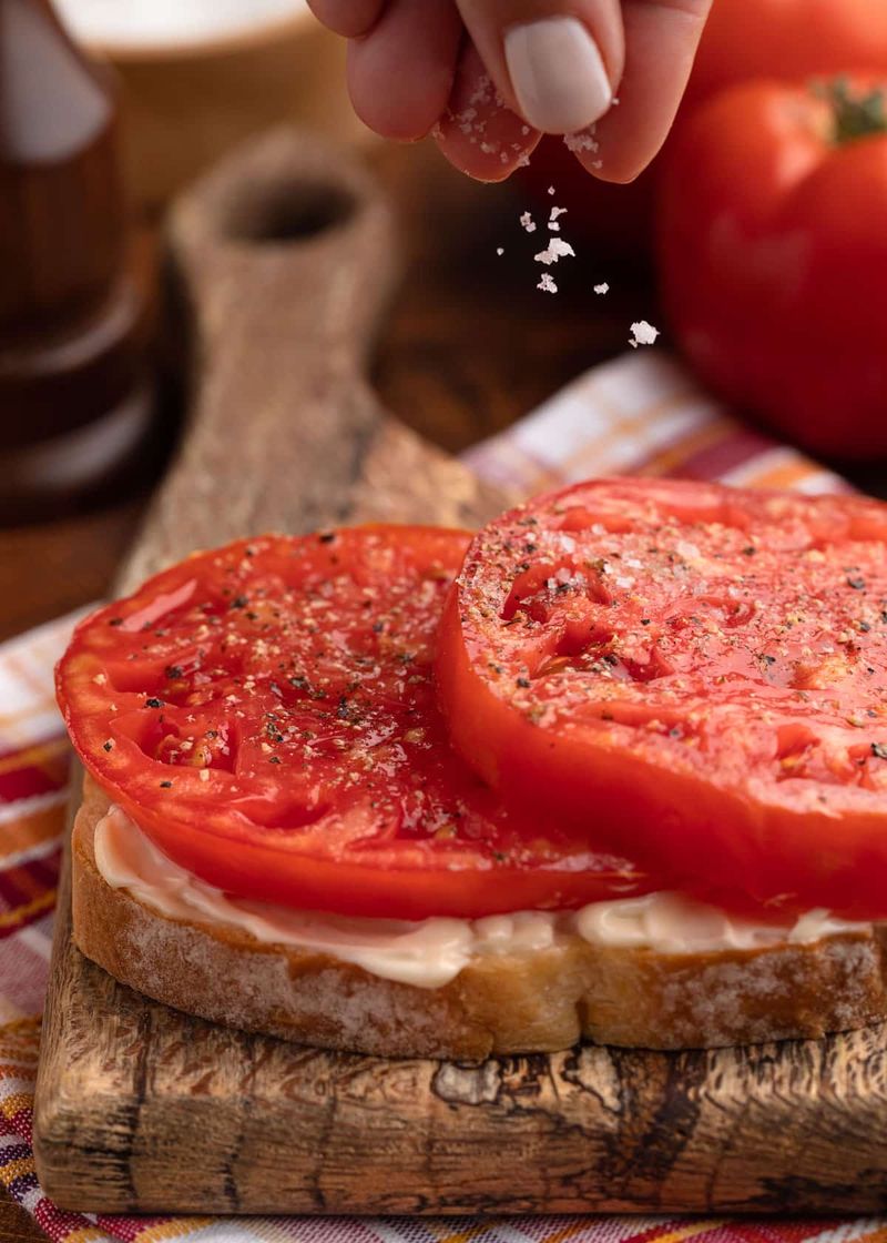 Always Salt The Tomato Slices
