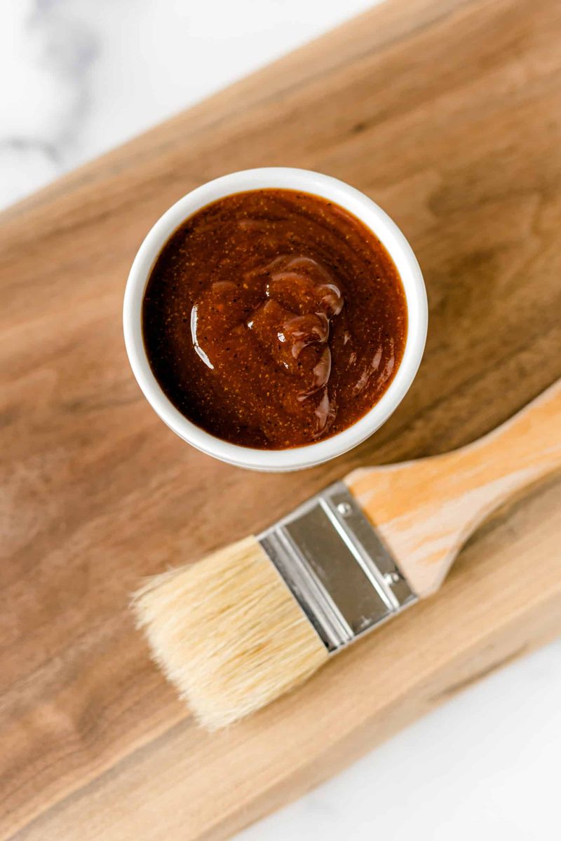 Brushing Sauce On In The Last Few Minutes