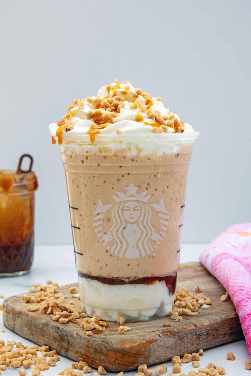Caramel Ribbon Crunch Crème Frappuccino
