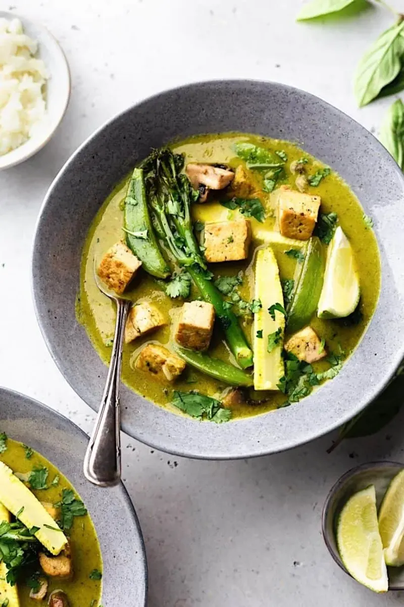 Thai Green Curry With Vegetables