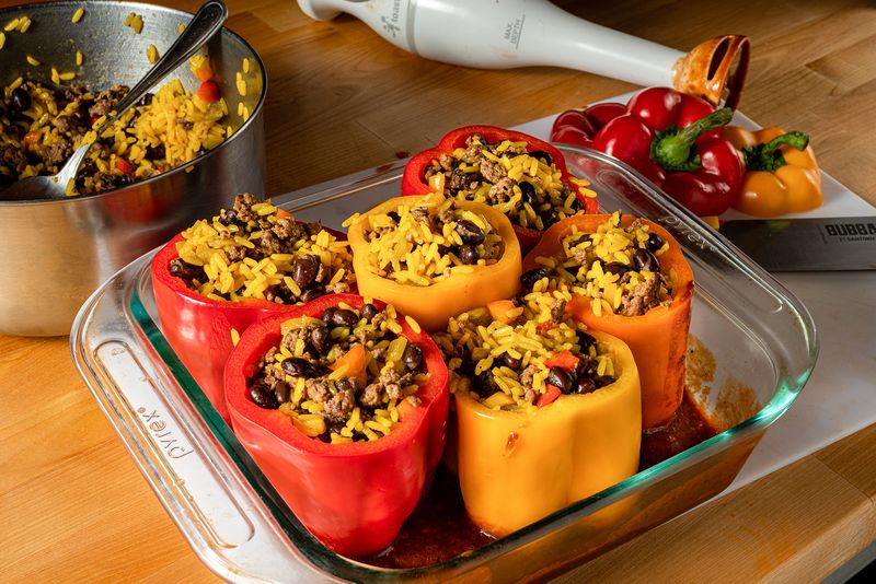 Venison Stuffed Peppers