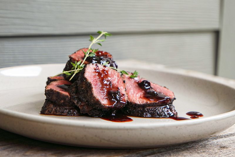 Venison Medallions With Berry Sauce