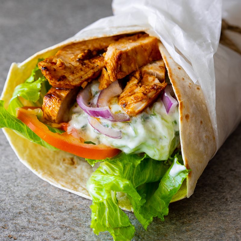 Grilled Chicken Wraps
