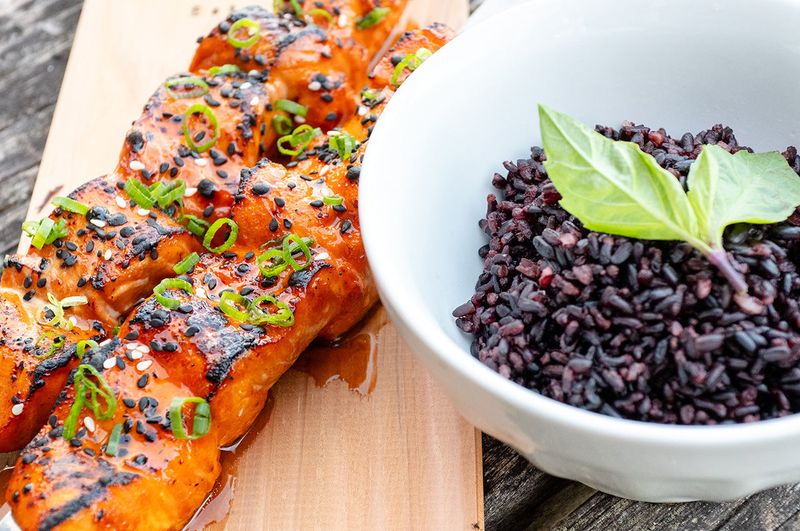 Washington – Grilled Salmon Skewers