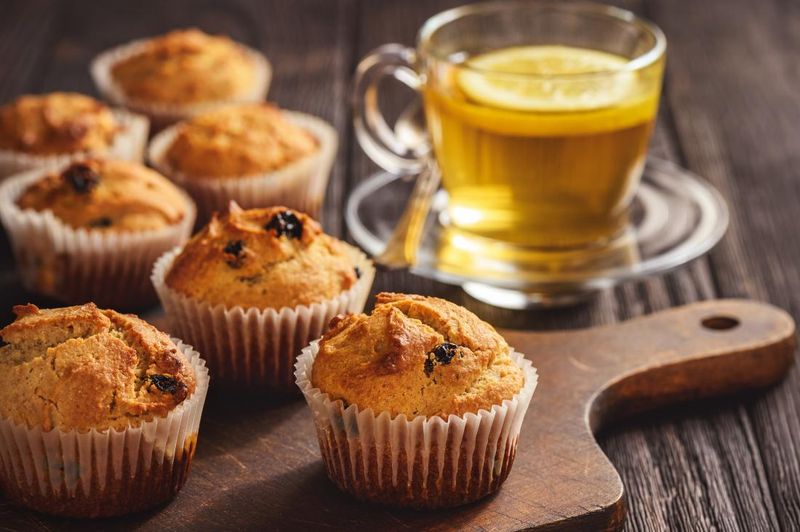 Muffin And Herbal Tea