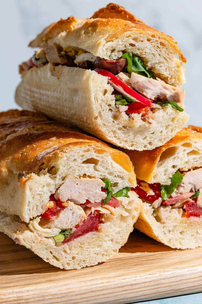 Sturdy Mediterranean Sandwich