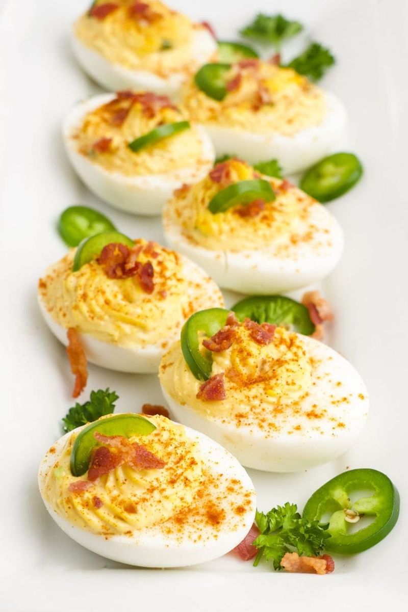 Spicy Deviled Eggs