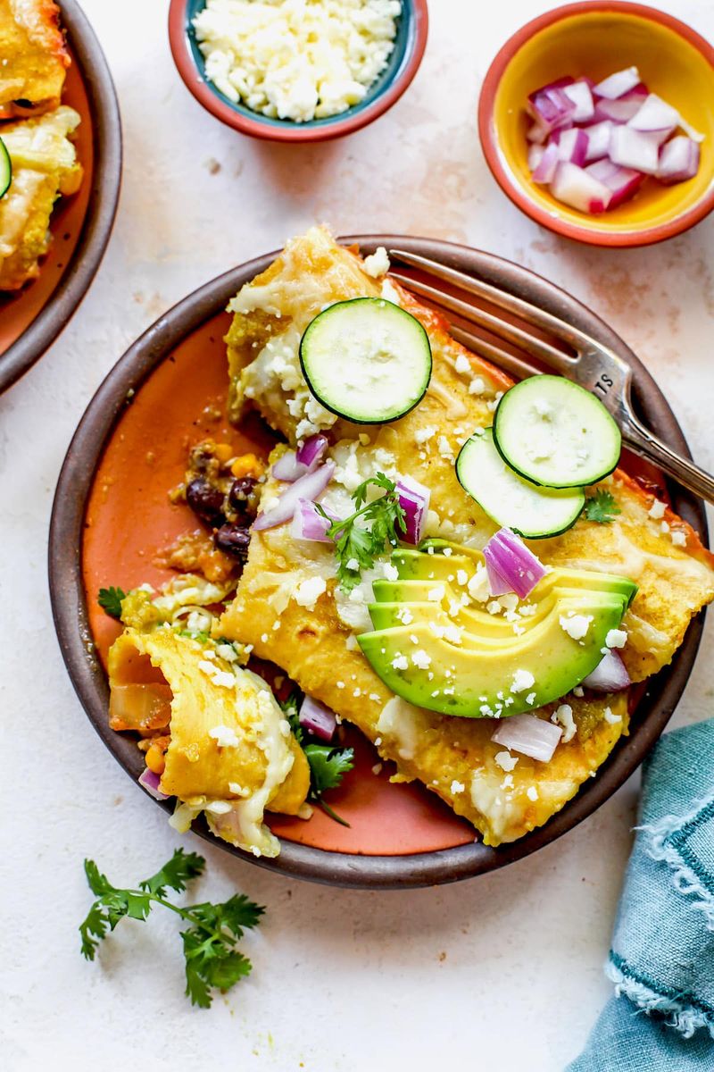 Zucchini Enchilada Filling