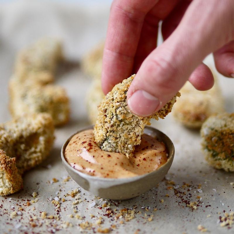 Avocado Fries With Chipotle Dip