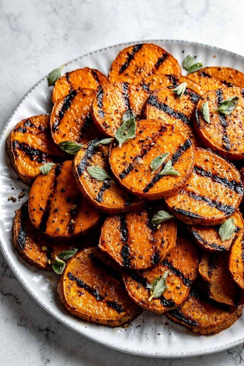 Smoky Grilled Sweet Potatoes