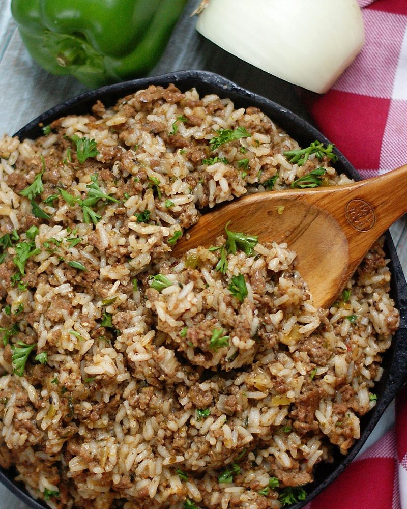 Turkey And Dirty Rice Sandwich