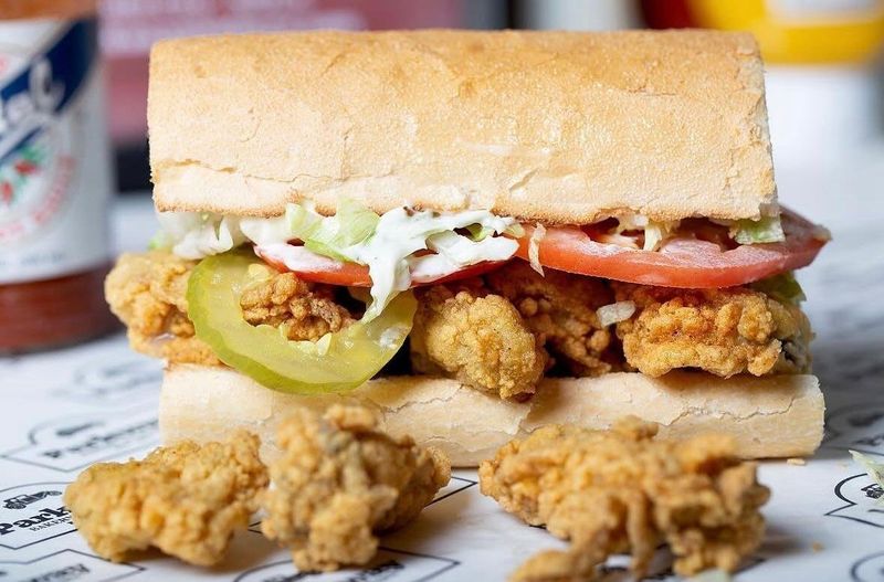 Oyster Poboy – Gulfside Gas, Grand Isle