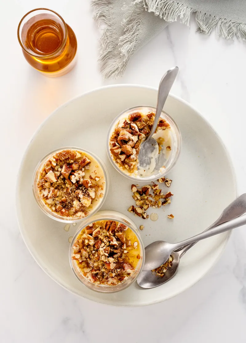 Maple Apple Panna Cotta