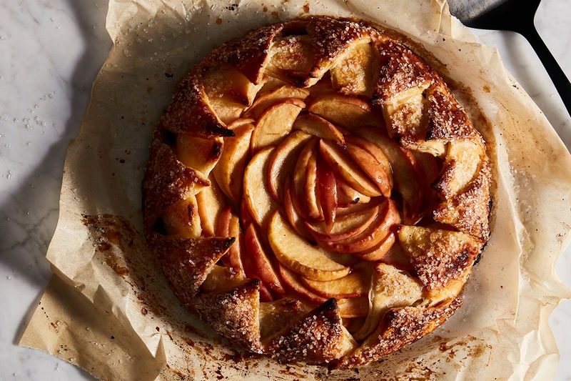 Apple Galette with Almond Cream