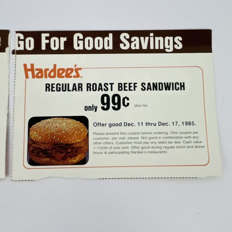Hardee's Roast Beef Sandwich