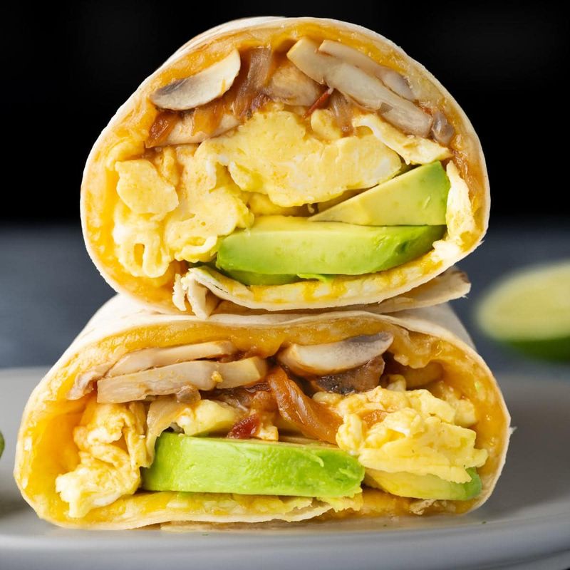Breakfast Burritos With Avocado