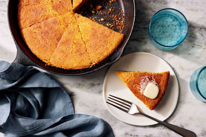 Cornbread With BBQ Plates