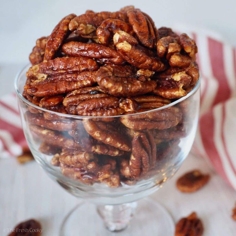 Bourbon-Soaked Spiced Pecans: The Cocktail Companion