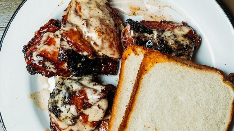 BBQ Chicken & White Bread