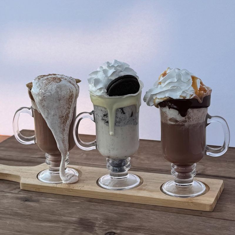Chocolate Cafe's Buckeye Hot Chocolate Flight