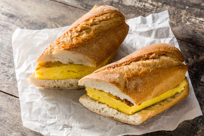 Burger King's Ham Omelet Sandwich