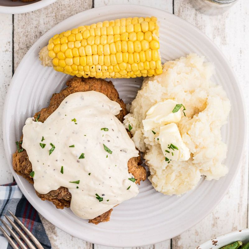 Country-Fried Steak & Mashed Potatoes