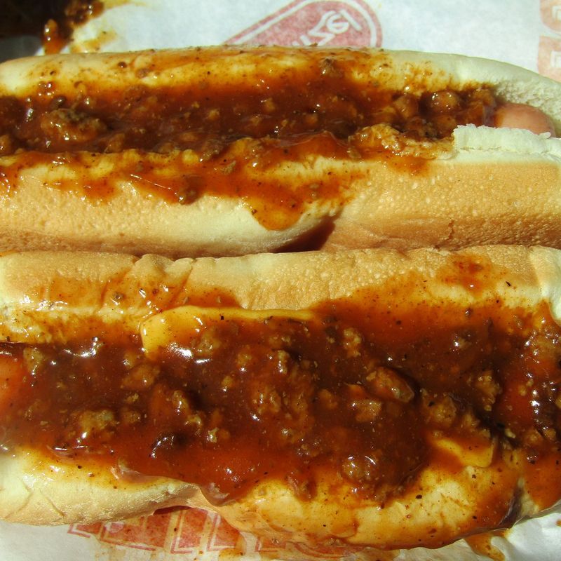 Wienerschnitzel Chili Dogs