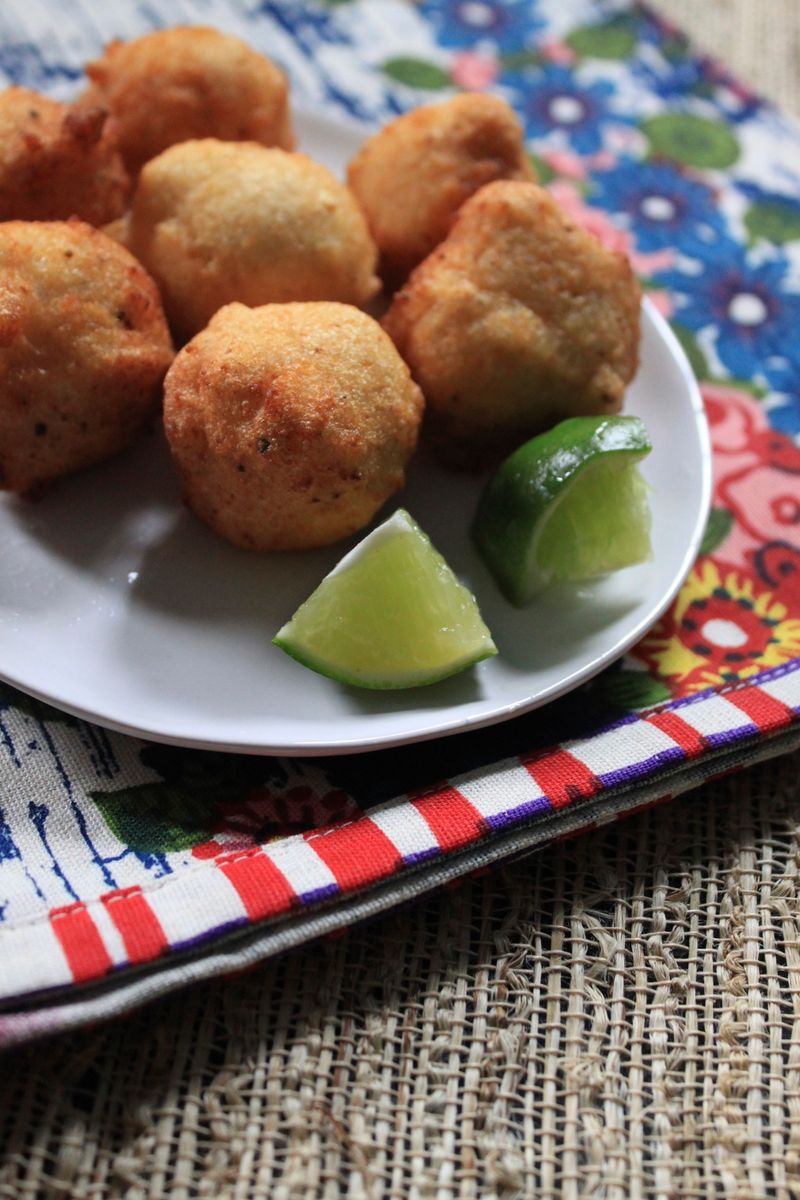 Bollos: Cuban Black Bean Fritters