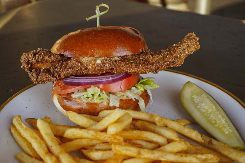 Fried Catfish Sandwich – Cajun Corner, Baton Rouge