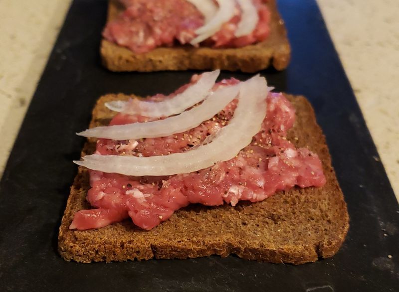Tiger Meat Sandwich