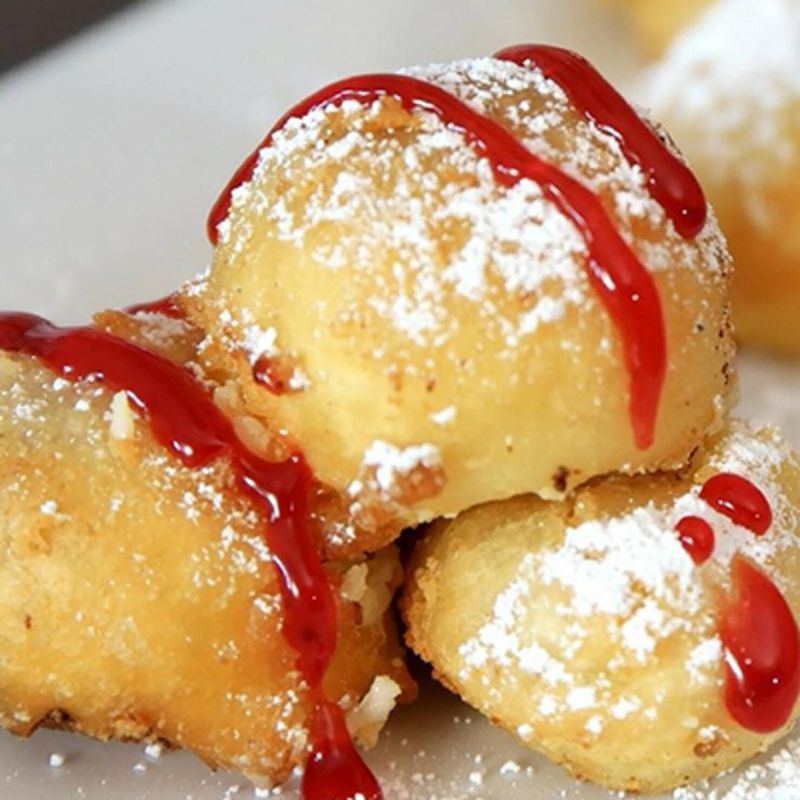Fried Cheesecake Bites