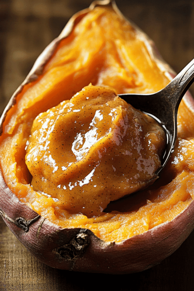 Sweet Potato With Honey & Brown Sugar