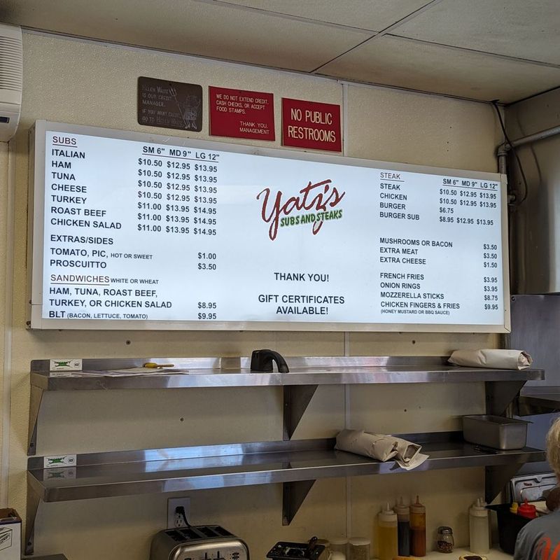 Yatz's Subs and Steaks 