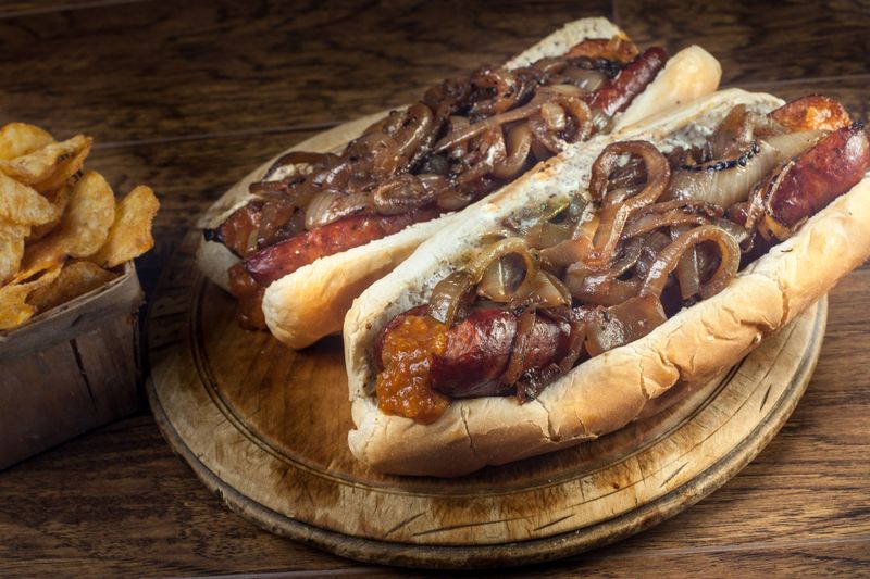 Boudin Sausage Sandwich
