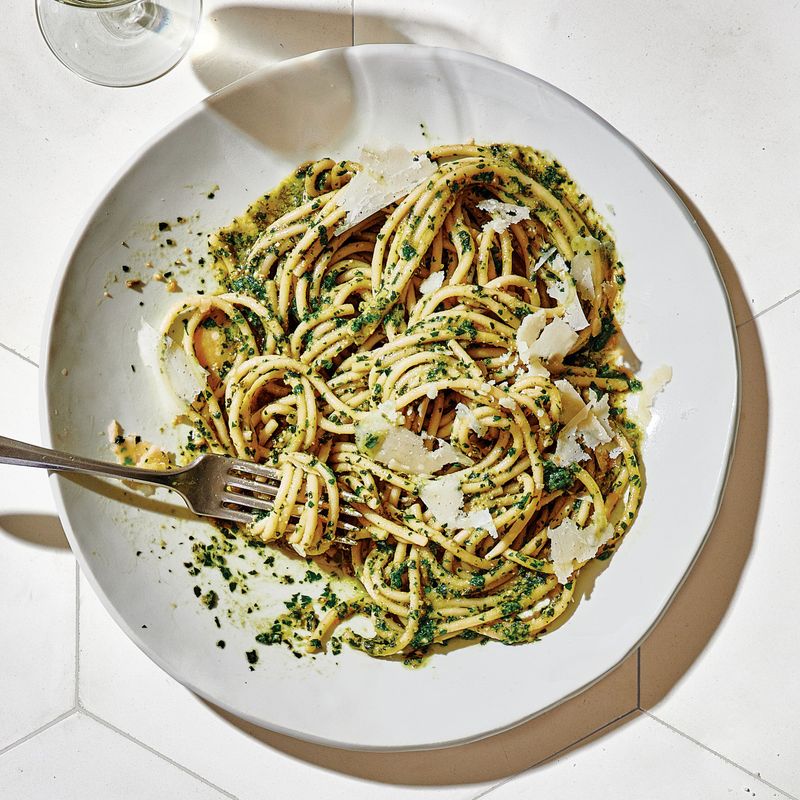 Pesto-Smothered Everything